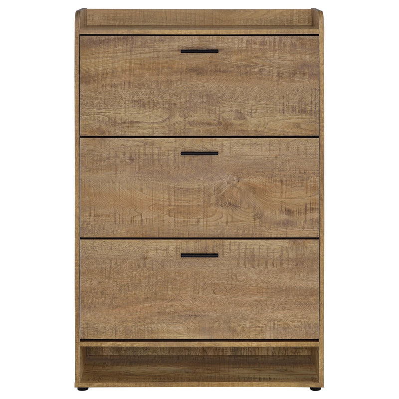 Claire - 3 Tier Shoe Cabinet - Brown