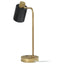 Dharma - Adjustable Table Lamp With Shade - Antique Brass