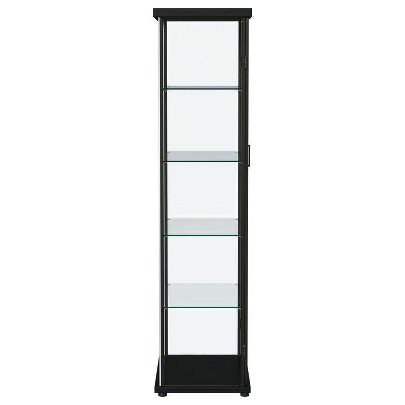 Nevra - 4 Shelf Display LED Curio Cabinet