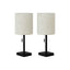 Lighting, Table Lamp, USB Port Included, Nickel, Contemporary (Set of 2)