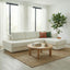 L-Shaped Modular Sofa With Double Layer Cushion