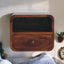 Curved Upper Slot Floating Nightstand