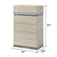 Leonor - 5 Drawer Chest - Gray