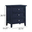 Luca - 3 Drawer Nightstand
