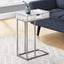Accent Table, C - Shaped Contemporary & Modern Design