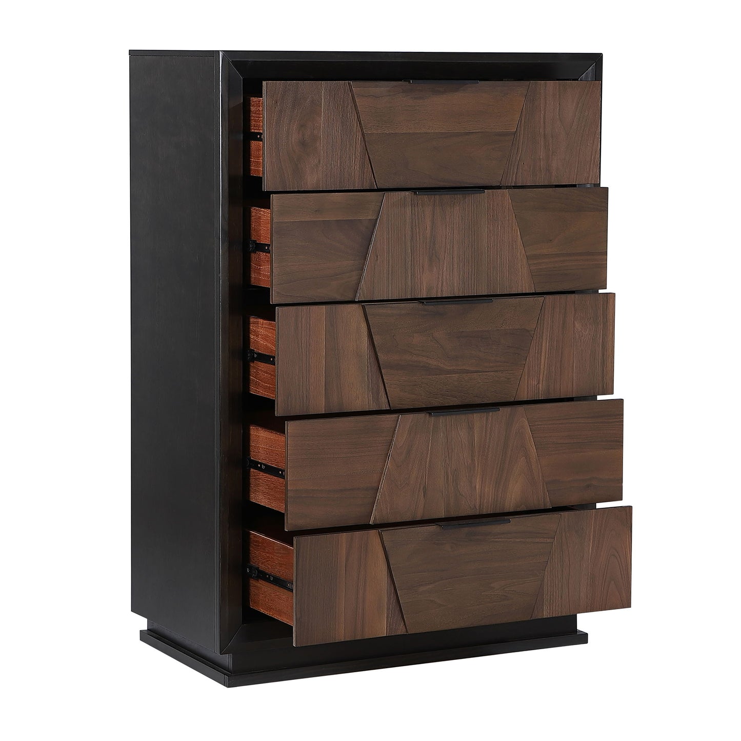 Houston - 5 Drawer Chest - Walnut