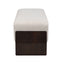Bench With Thick Soft Cushions For 3 People - Brown / Beige