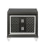 Sawyer - Metallic Nightstand - Gray