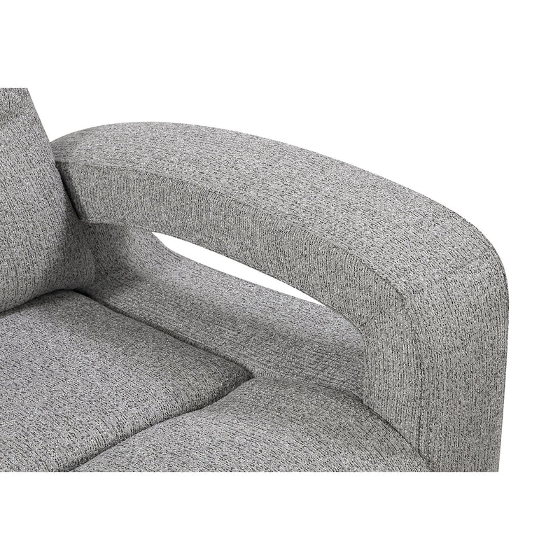 Isolde - Power Reclining Sofa, LED Lighting - Gray