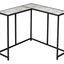 Corner Accent Console Table For Entryway, Unique L-Shaped Design