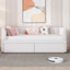 Upholstered Daybed With Ergonomic Design Backrest