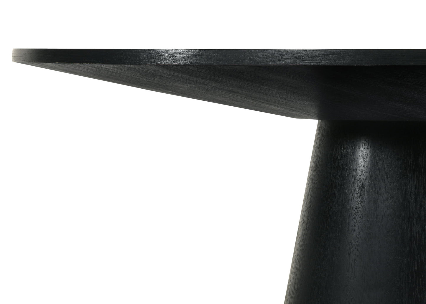 Jasper - 5 Piece Round Dining Set - Ebony Black