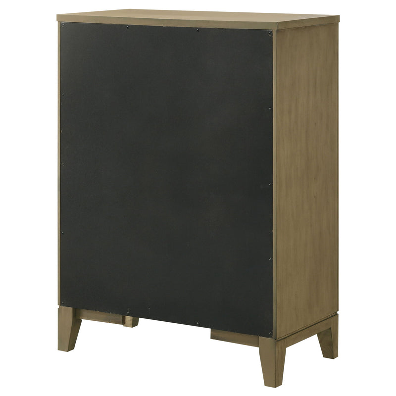 Menlo - 5 Drawer Bedroom Chest Of Drawers - Natural