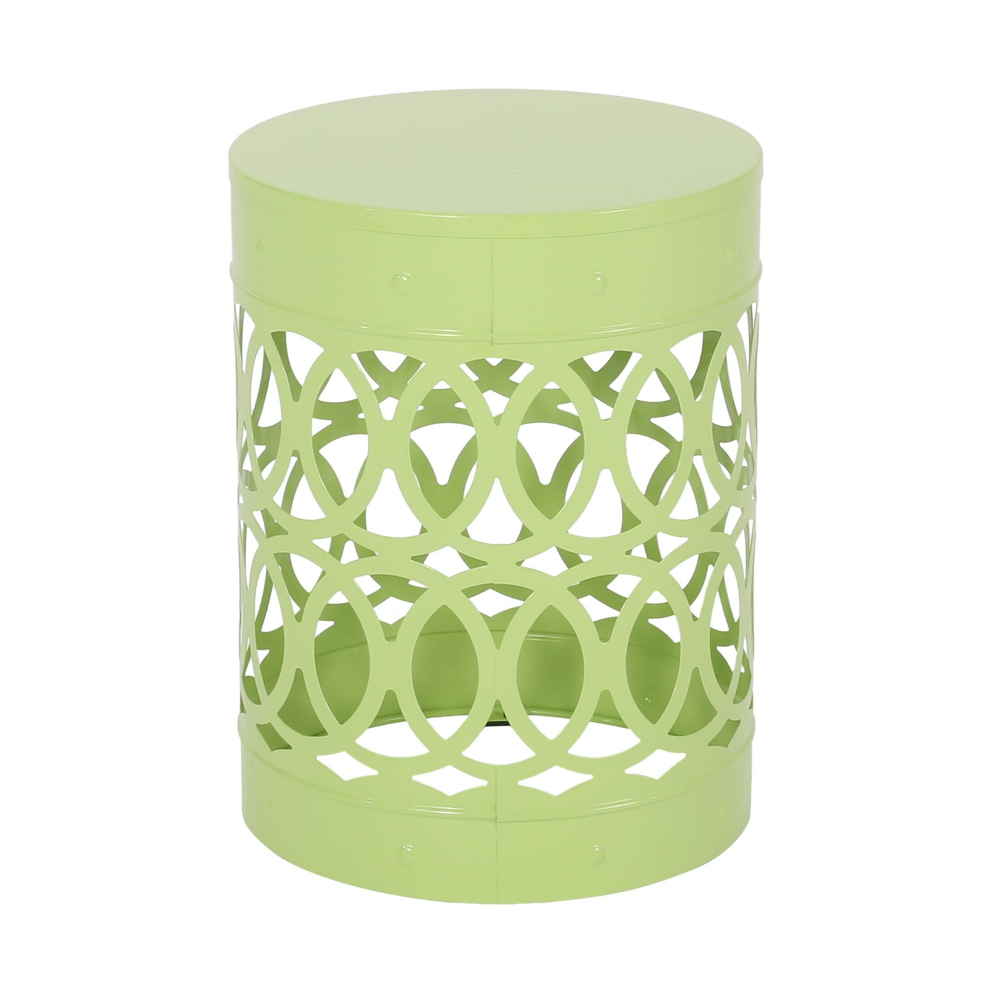 Outdoor Metal S/2 End Table