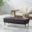 Vernon - Rectangle Fire Pit 50, 000 Btu - Dark Gray