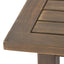 Kinesis - Outdoor Side Table With Slatted Top And Wood Frame