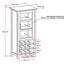 Avalon - High Storage, Wine Rack Cabinet