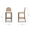 Panama - Curved Back Cane Bar Stool (Set of 2)
