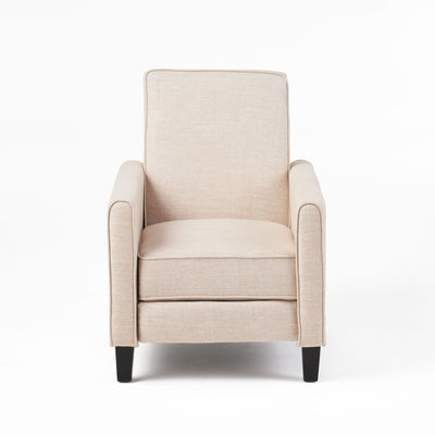 Upholstered Push Back Recliner Chair For Living Room