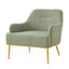 Modern Elegance Accent Chair With Curved Backrest