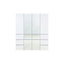 Elise - Modular Closet System With Mirror And Customizable Storage - White