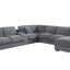 Celine - Fabric Corner Sectional Sofa With Right-Facing Chaise, Cupholders, And Charging Ports