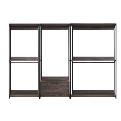 Monica - Walk-In Closet System & Modular Design - Rustic