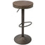 Dakota - Industrial Design Adjustable Barstool (Set of 2)