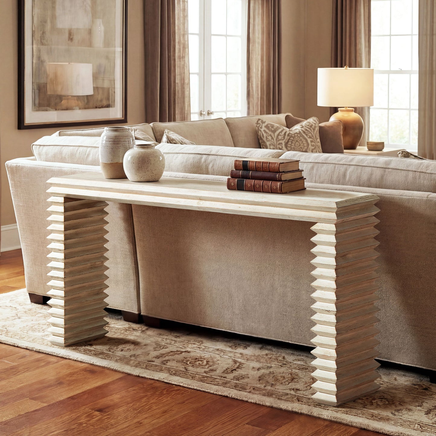 Veda - Geometric Waterfall Table