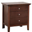 Hammond - 3 Drawer Nightstand - Cappuccino