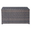 Outdoor Wicker Sectional With Weather Resistant Cushions And Table