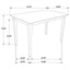 Stan - 5 Piece Dining Set With Rectangular Table And Slat Back Chairs - Cappuccino