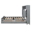 Bed With All In One Cabinet, Shelf And Sockets