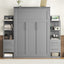 Murphy Wall Bed With LED Lights, Shelves And Drawers