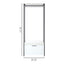 Fiona - Contemporary Wood And Metal Walk In Closet With Drawers