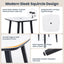 5 Pieces Outdoor Patio Bar Set, Rounded Square Table & 4 Aluminum Bar Stools