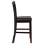 Lattice Back Counter Height Stools (Set of 2)