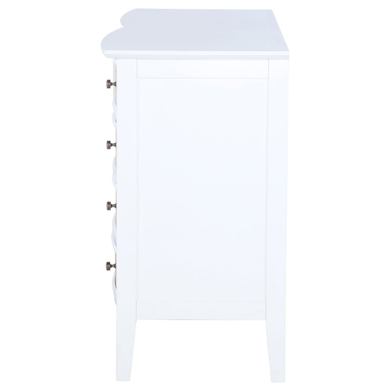 Talia - 10 Drawer Dresser Cabinet - White