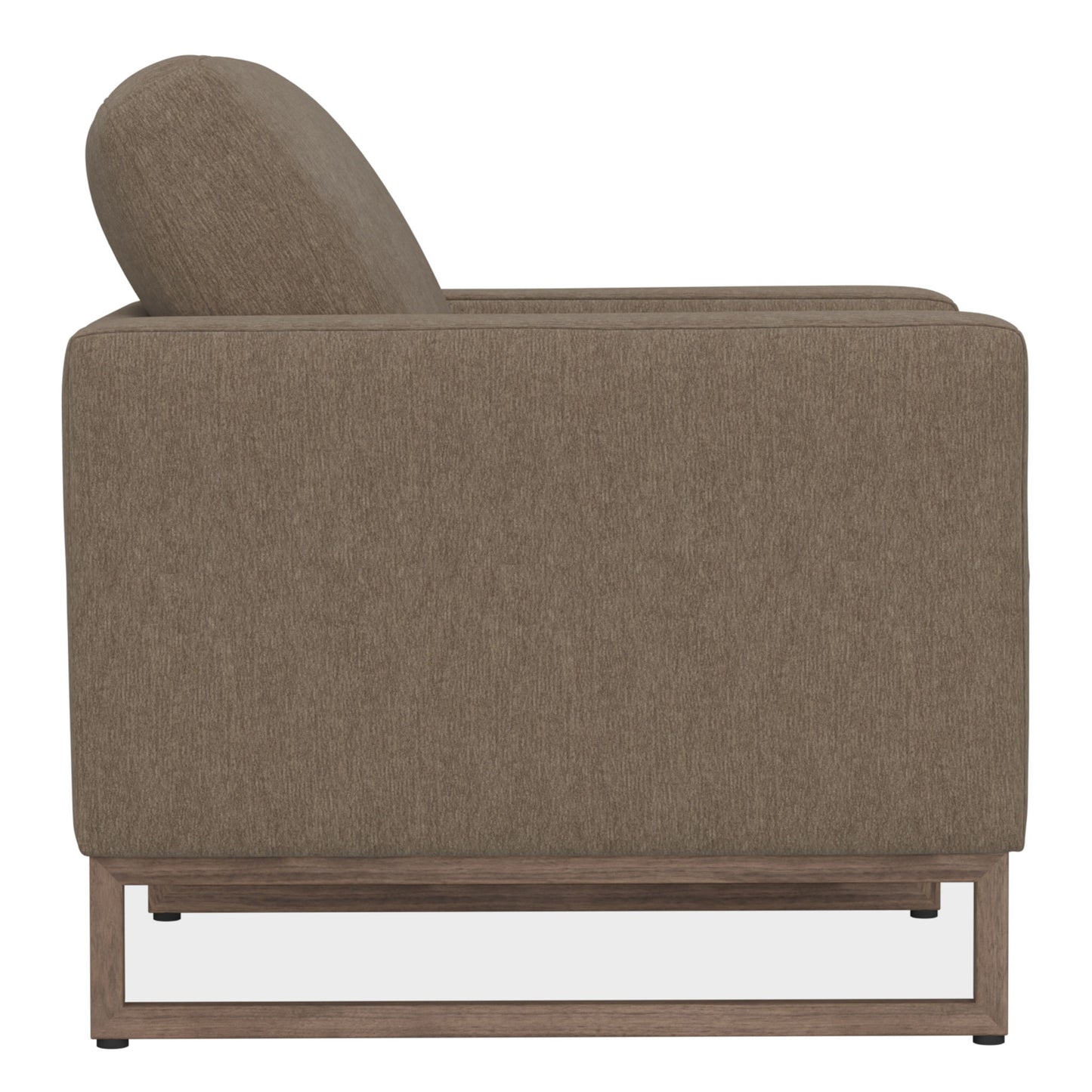 Accent Chair With Track Arm Design