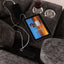 Nyeisha - Piece Upholstered Sofa & Chaise - Coffee