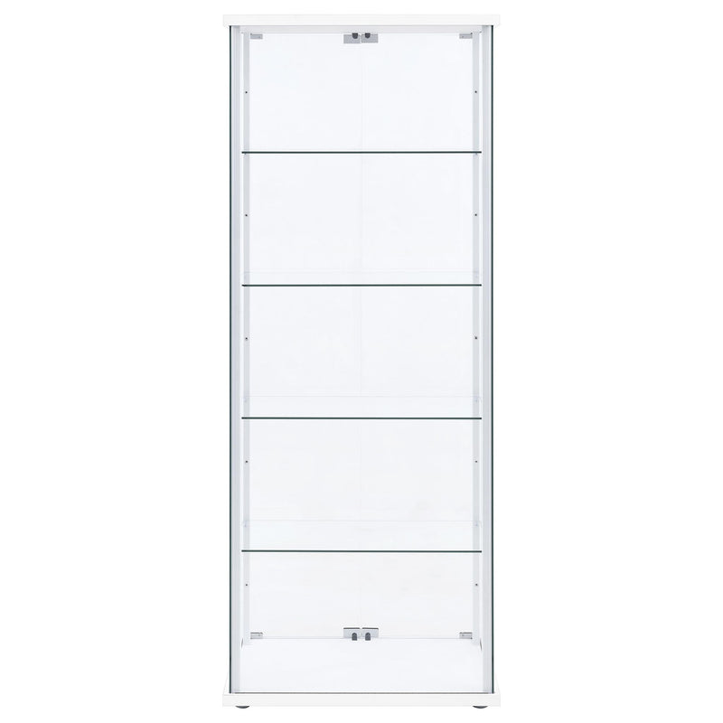 Hyacinth - 4 Shelf Curio Cabinet