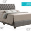 Tufted Upholstered Bed