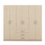 6 Doors Wardrobe Storage For Bedroom, With Big Drawers