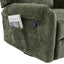 Manual Recliner Massage Chair With Swivel Rocker, 8 Massage Modes, Side Storage Pocket