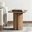 Sonoma - Square Pedestal Side Table - Antique Brown