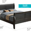 Panel Sleigh Bed