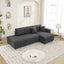 Jessica - Lamb Wool Sectional Sofa With Chaise