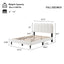 Lambswool Petal Headboard Bed Frame