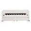 Upholstered Daybed With Ergonomic Design Backrest