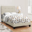 Bed, Upholstered, Frame Only, Transitional